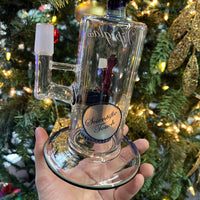 Holiday Sale (Dec 14th) VIP Glass 12” Custom Pipe Rig w/ Fixed Showerhead Perq (18mm Male Joint)