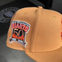 SF Giants (Wheat) NE Fitted w/ 50th Anniversary Side Patch