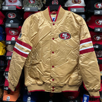 SF 49ers Starter Gold Satin Jacket