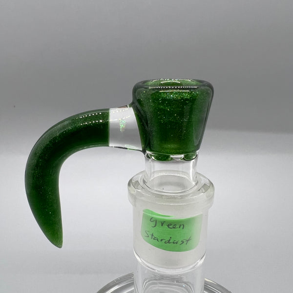 Jarred Bennett Glass 18mm Slide #04 (Green Stardust)