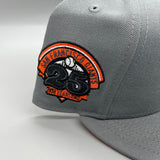 SF Giants NE Fitted (Gray/Black/Orange) w/‘25th Anniv. Side Patch