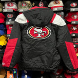 SF 49ers Starter (Black/Team) 1/2 Zip Pullover