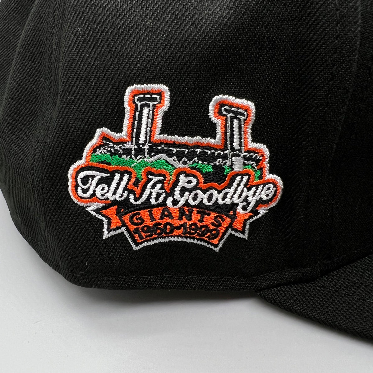Candlestick Park (Black/Orange) NE Fitted w/ “TIG” Side Patch ...