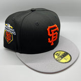 SF Giants NE Fitted (Black/Gray/Orange) w/ 2010 WSC SP