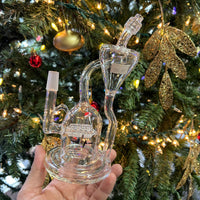 Holiday Sale Pulse Glass 8” Recycler w/ 14mm Male Joint