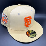 SF Giants NE Fitted (Raffia Front) w/‘25th Anniversary Side Patch