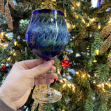 Holiday Sale Glass Distractions 8” Custom Wine Glass