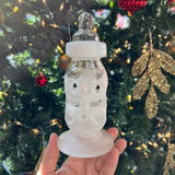 Holiday Sale (Dec 19th) High Tech Glassworks 7.5” Baby Bottle Rig (14mm Male Joint)