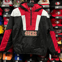 SF 49ers Starter (Black/Team) 1/2 Zip Pullover