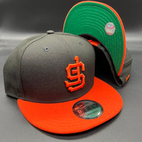 SF Giants “Upside Down” NE (Black/Orange) Snapback