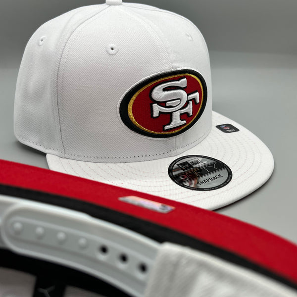 SF 49ers NE (White/Team) Custom Snapback