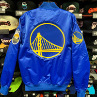 Holiday Sale GS Warriors ProStandard Blue Satin Jacket