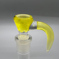 Jarred Bennett Glass 14mm Slide #19 (Pineapple Juice Over Icy White Satin)