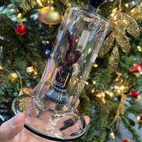 Holiday Sale (Dec 14th) VIP Glass 12” Custom Pipe Rig w/ Fixed Showerhead Perq (18mm Male Joint)