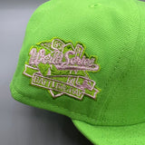 Holiday Sale (Dec 3rd) SF Giants NE Fitted (LimeGreen/Pink) w/‘89 WS SP