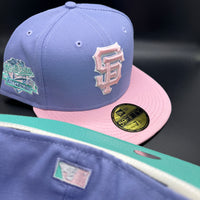 SF Giants NE Fitted (Lavender/Pink) w/‘89 WS BOB Side Patch