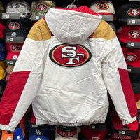 SF 49ers Starter (White/Team) 1/2 Zip Pullover