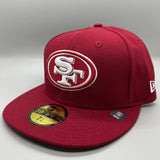 SF 49ers (Burgundy/White) NE Fitted