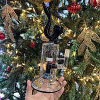 Holiday Sale (Dec 14th) VIP Glass 12” Custom Pipe Rig w/ Fixed Showerhead Perq (18mm Male Joint)