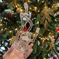 Holiday Sale Pulse Glass 8” Recycler w/ 14mm Male Joint