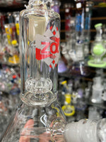 Holiday Sale (Dec 2nd) ZOB Glass 14” Bent Neck Beaker w/Showerhead Perq