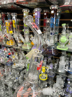 Holiday Sale (Dec 2nd) ZOB Glass 14” Bent Neck Beaker w/Showerhead Perq