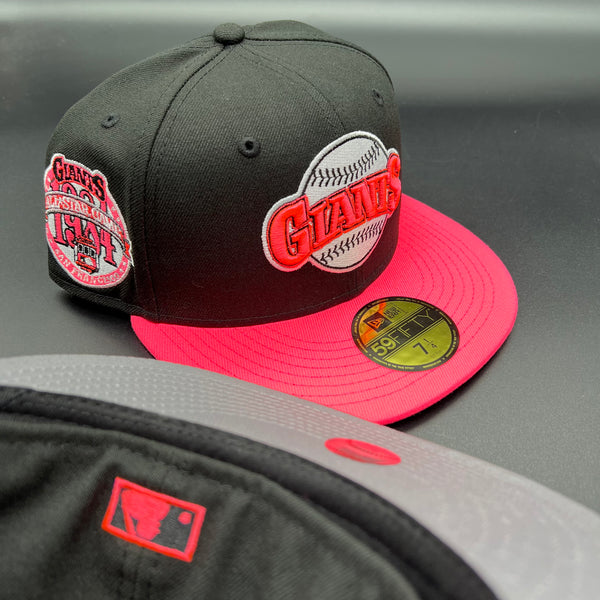 SF Giants NE Fitted (Black/PinkGlow/White) w/‘84 ASG Side Patch