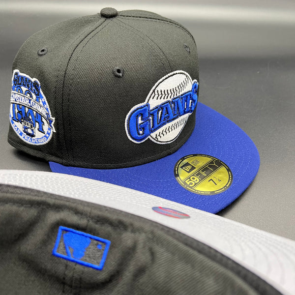 SF Giants NE Fitted (Black/Royal Blue) w/‘84 ASG Side Patch