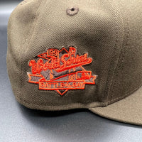 SF Giants NE Fitted (Walnut Brown/Orange) w/‘89 WS BOB Side Patch