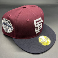 SF Giants NE Fitted (Maroon/Navy) w/‘84 ASG Side Patch