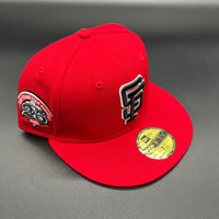 SF Giants NE Fitted (Red/Black/White) w/‘25th Anniversary Side Patch