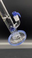 OJ Flame 16" Fixed-4 Stemless w/18mm Slide (Mystic/Crushed Opal)