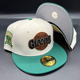SF Giants NE Fitted (Cream/Green) w/ 50th Anniversary Side Patch