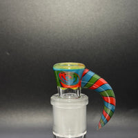 Shamby Glass Worked With Cane 18mm Slide #02