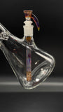 OJ Flame 16.5" Full Accented Beaker w/14mm Slide #02 (Amber Purple)