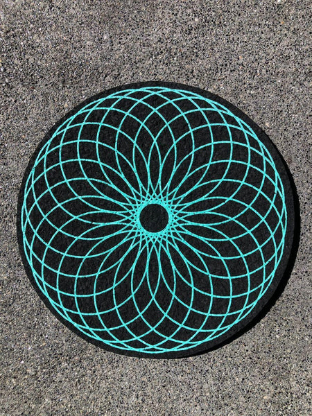 Moodmat Aquamarine Torus 8" Circle