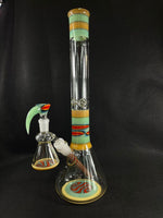2K Glass 17" Fully Worked Beaker w/Dry Catcher Set #02
