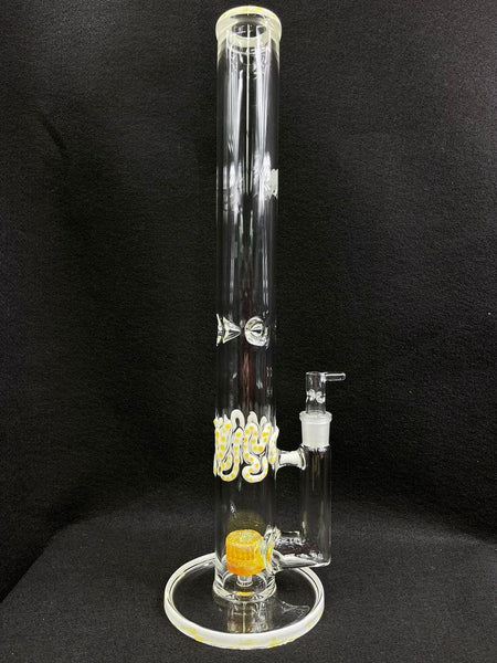 Kush Scientific Glass 18" Type-1 Puckline #03 (NS Yellow & White)