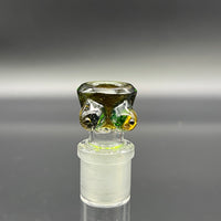 Titz Glass 18mm Slide #21 (Lime Over Bronze Pearl)