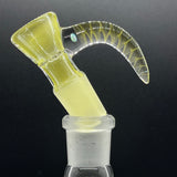 Jarred Bennett Glass Fully worked 18mm Slide #06 (Canary Yellow)