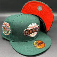 SF Giants NE Fitted (DkGreen/Orange) w/‘84 ASG Side Patch