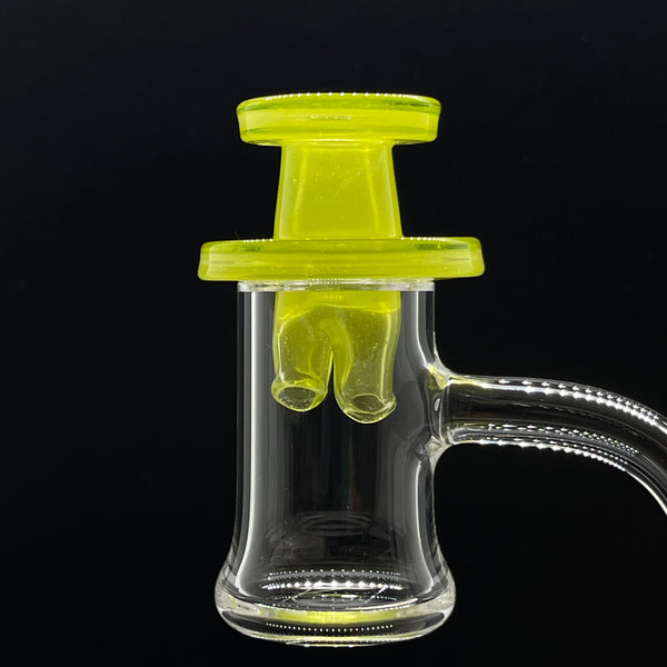 Vigil Glass Spinner Cap Fullyworked #14 (Lime Stick)