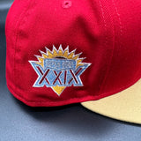 SF 49ers NE Fitted “LETTERMAN” w/‘SB XXIX Side Patch