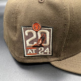 SF Giants NE Fitted (Walnut/Stone) w/ 20 at 24 Side Patch