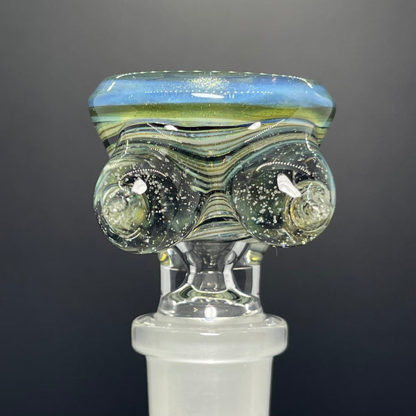 Titz Glass 14mm XL Slide #31 (Linework/Ghost Over Mighty Moss)