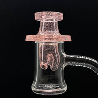 Vigil Glass Spinner Cap Fullyworked #15 (Pink Lollipop)
