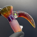 Jarred Bennett Glass Fully worked 14mm Slide #03 (Purple Rainbow)