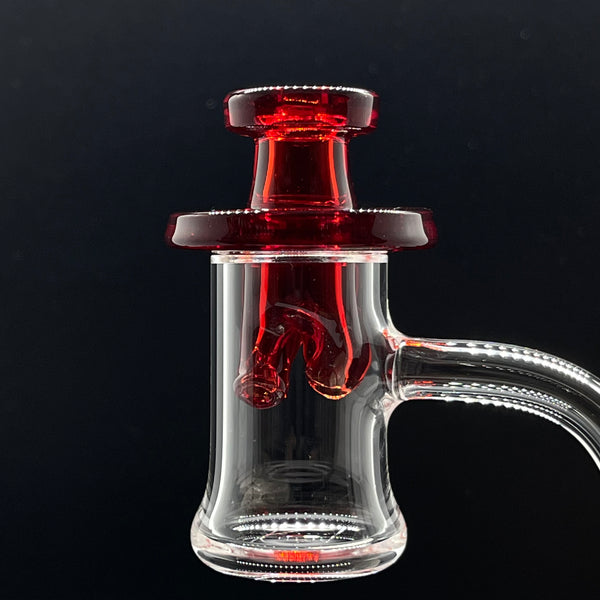 Vigil Glass Spinner Cap Fullyworked #02 (Pomegranate)