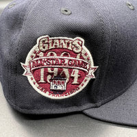 SF Giants NE Fitted (Navy/Maroon) w/‘84 ASG Side Patch