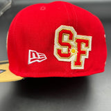 SF 49ers NE Fitted “LETTERMAN” w/‘SB XXIX Side Patch